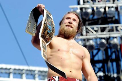 Daniel Bryan holds the Intercontinental Title after winning it at Wrestlemania. Image Courtesy of Bleacher Report.